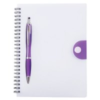 Libreta Plástico Con Pluma, foto 2