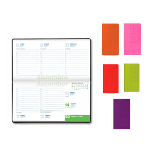 Agenda Papel Extrablanco de 8x15 cms. Microperforado