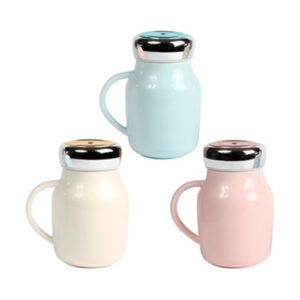 Taza de Cerámica con Tapa de 450 ml.
