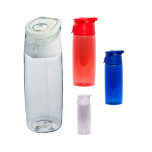 Vaso Traslúcido con Tapa Antiderrames