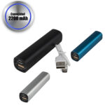 Batería Portátil 2,200 MAH metálica