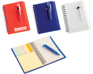 Libreta con Regla y Bolígrafo